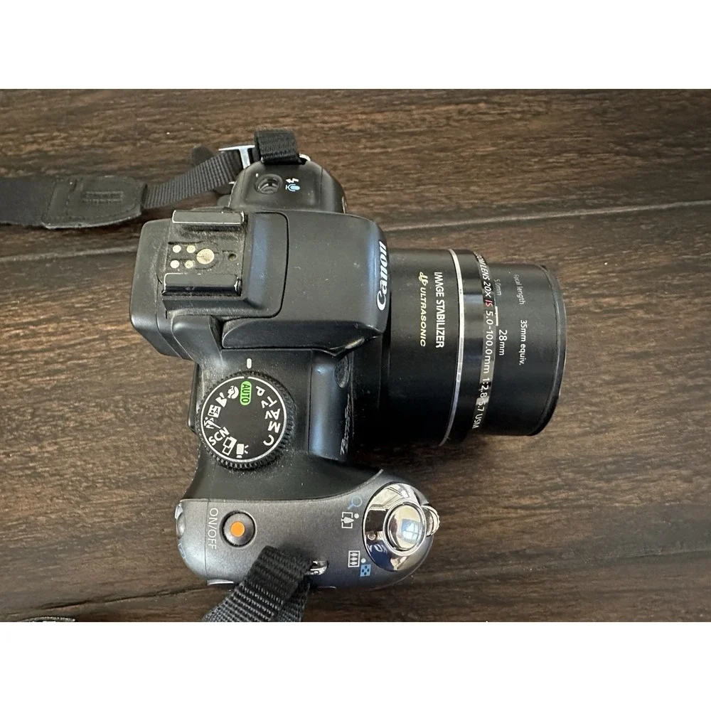 Canon PowerShot SX10 IS 10MP Digital Camera 20x Optical Zoom Flip Screen Tested